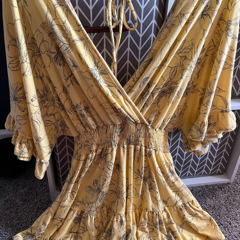 Open back tunic